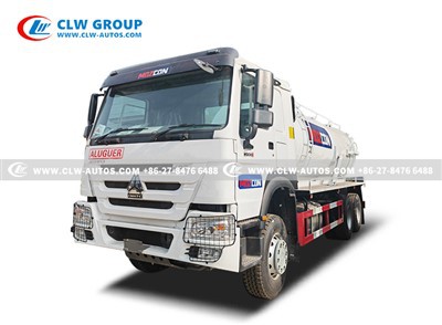 HOWO 6X4 16CBM Sewage Vacuum Suction Truck