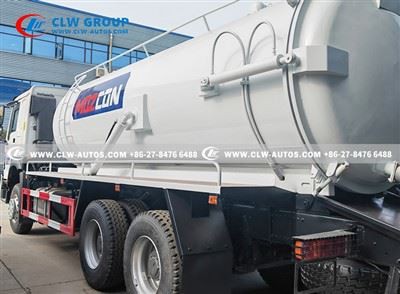 HOWO 6X4 16CBM Sewage Vacuum Suction Truck