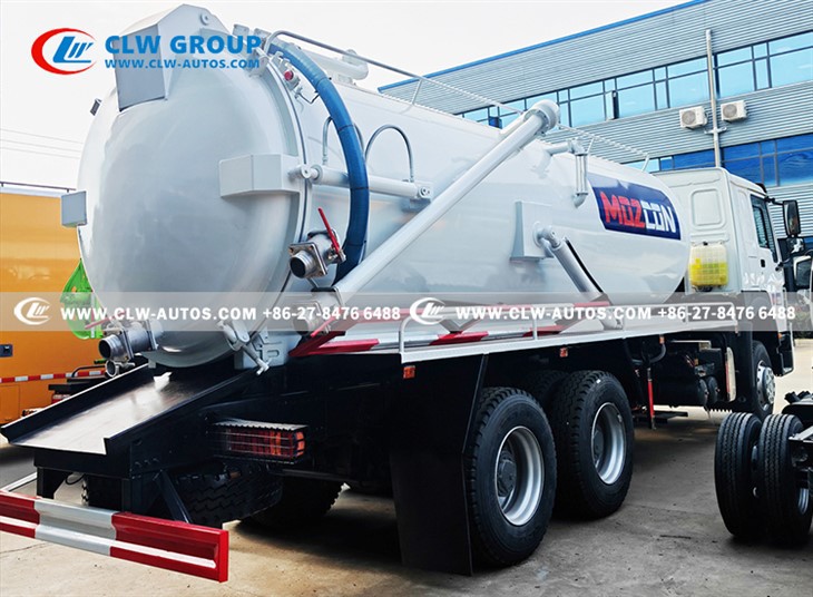HOWO 6X4 16CBM Sewage Vacuum Suction Truck