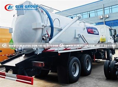 HOWO 6X4 16CBM Sewage Vacuum Suction Truck