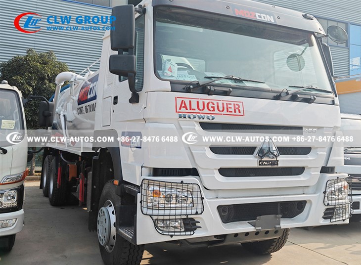 HOWO 6X4 16CBM Sewage Vacuum Suction Truck