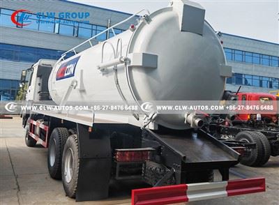 HOWO 6X4 16CBM Sewage Vacuum Suction Truck