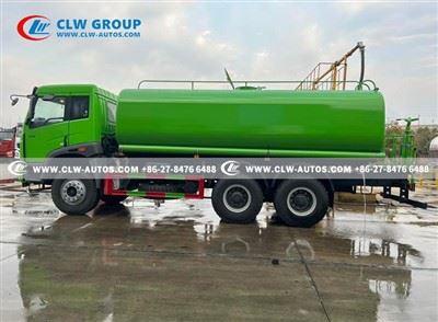 FAW 6X4 380HP 25tons 25cbm 25,000L Water Bowser Truck For Sale