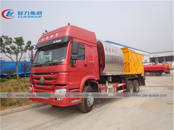 HOWO 6X4 Asphalt And Gravel Synchronous Sealer Truck