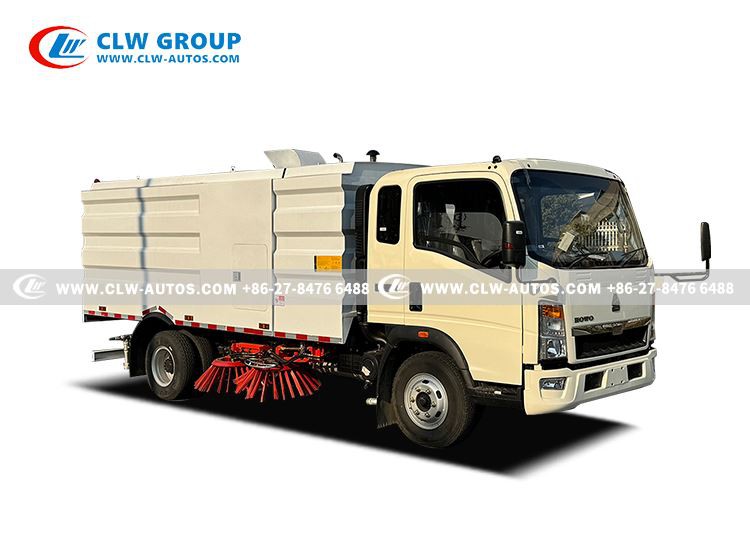 HOWO 7.5CBM Road Sweeper Truck