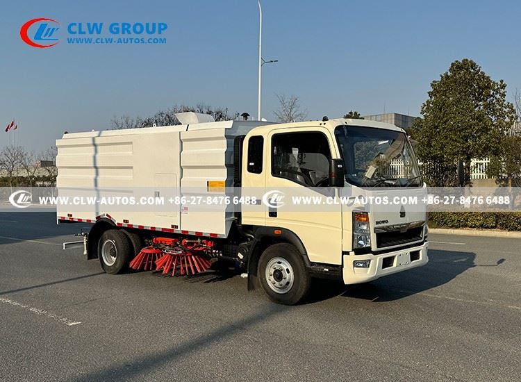 HOWO 7.5CBM Road Sweeper Truck