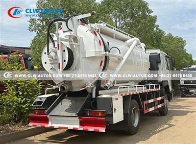 HOWO 8CBM High Pressure Sewage Cleaning Truck