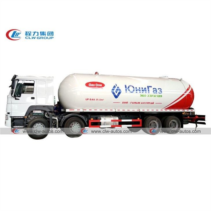 Howo 8X4 15MT 15Tons LPG Bobtail Truck