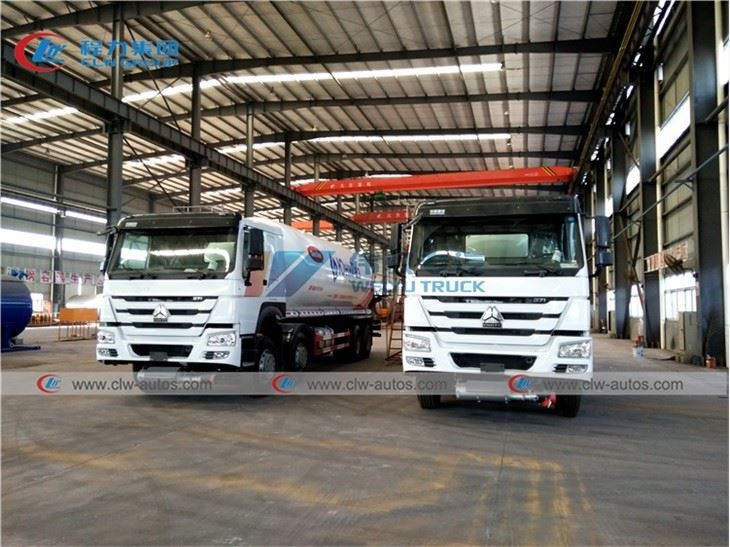 Howo 8X4 15MT 15Tons LPG Bobtail Truck