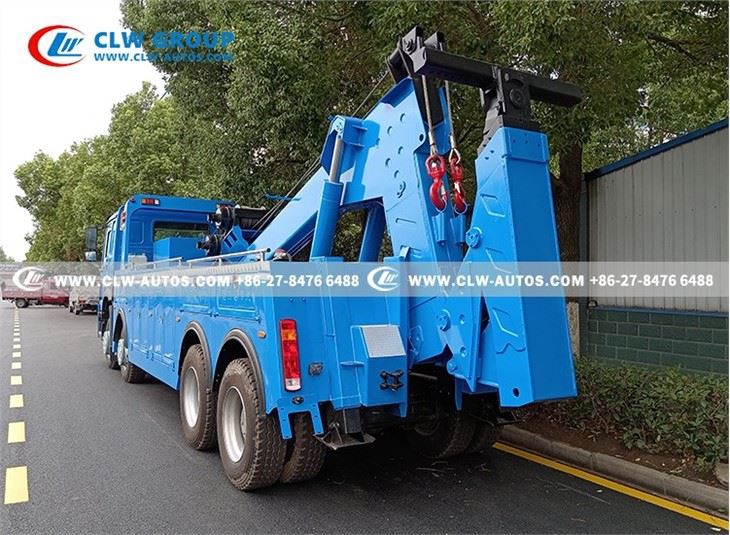 HOWO 8x4 25 Tons Intergrated Under Lift Wheel Road Wrecker Towing Truck