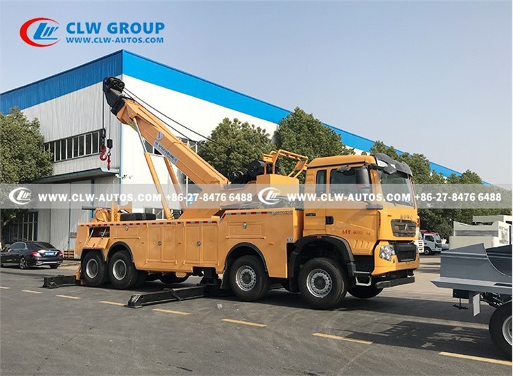 HOWO 8x4 430HP 50Tons Hyperlift Rotator Wrecker Towing Truck