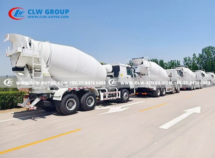 HOWO 9m3 10 Cubic Meter Concrete Mixer Truck