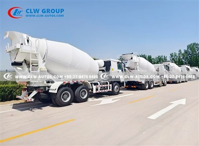 HOWO 9m3 10 Cubic Meter Concrete Mixer Truck