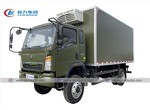 HOWO All Wheel Drive 5Tons Refrigerated Truck