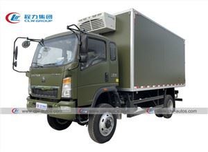 HOWO All Wheel Drive 5Tons Refrigerated Truck