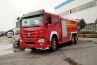 HOWO water foam fire truck