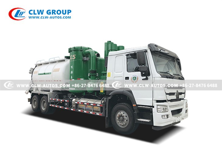 HOWO Vacuum Loader Extraction Truck