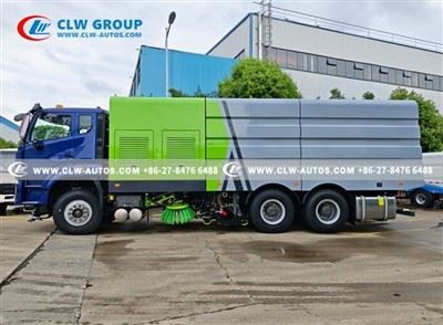 HOWO NX Vacuum Suction Street Sweeper factory