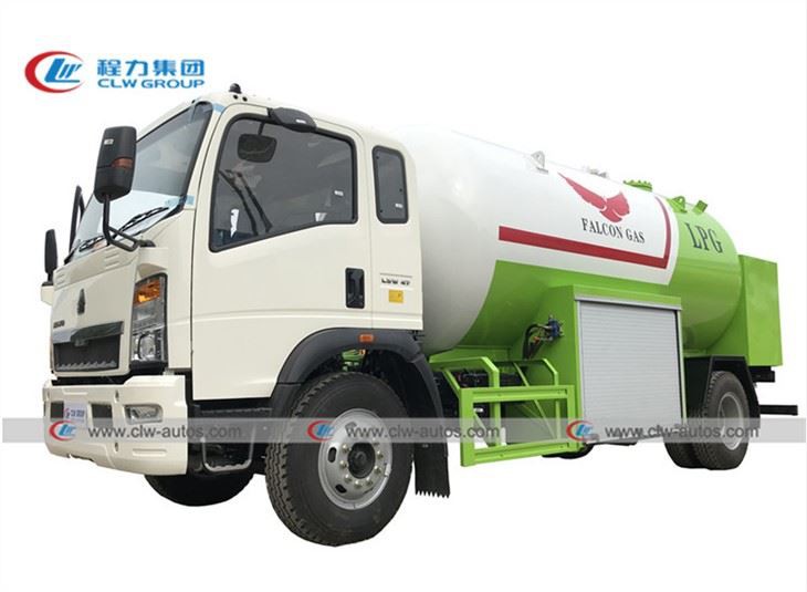 HOWO RHD 15000L LPG Tank Bobtail Truck