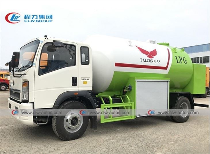 HOWO RHD 15000L LPG Tank Bobtail Truck