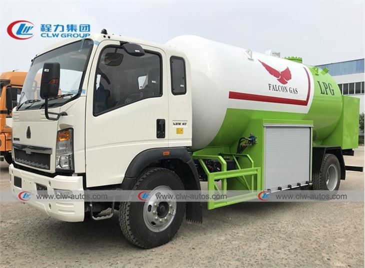 HOWO RHD 15000L LPG Tank Bobtail Truck