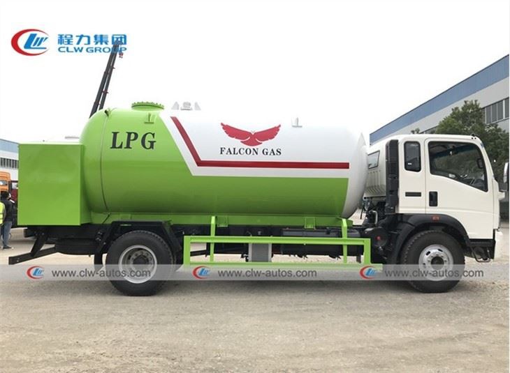 HOWO RHD 15000L LPG Tank Bobtail Truck