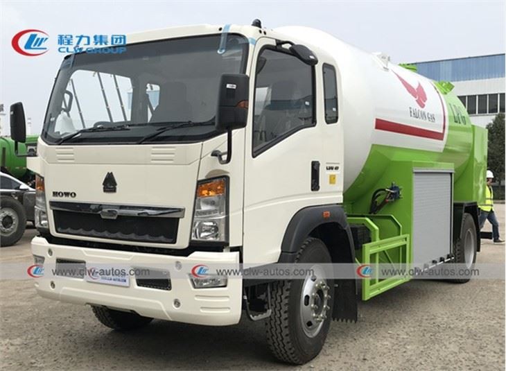 HOWO RHD 15000L LPG Tank Bobtail Truck