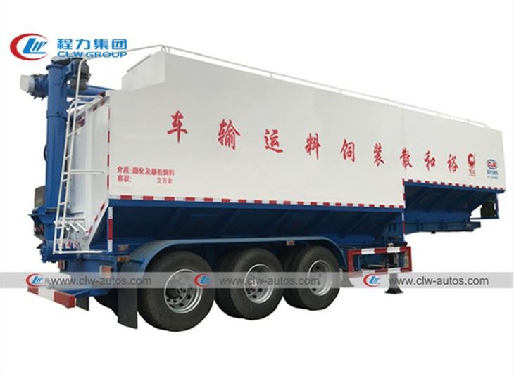Hydraulic Auger Bulk Feed Delivery Trailer