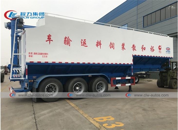 Hydraulic Auger Bulk Feed Delivery Trailer