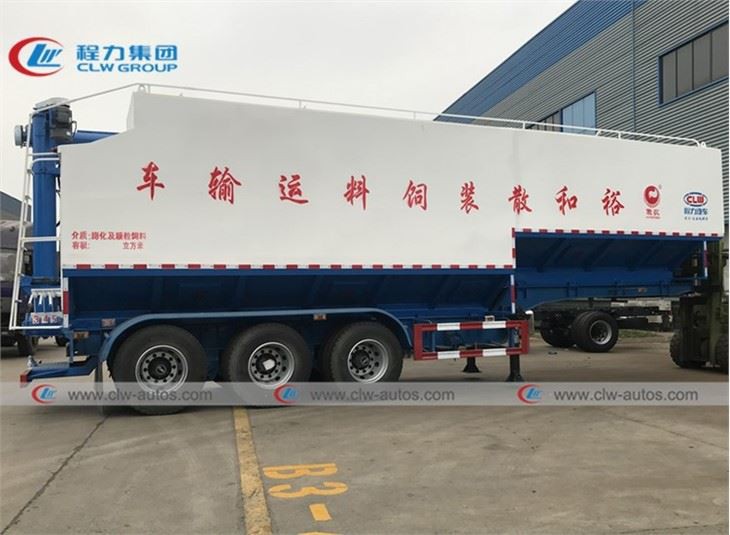 Hydraulic Auger Bulk Feed Delivery Trailer
