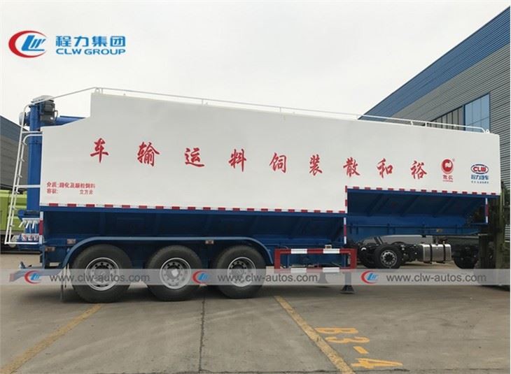 Hydraulic Auger Bulk Feed Delivery Trailer