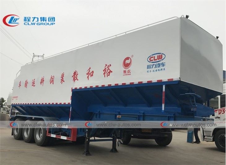 Hydraulic Auger Bulk Feed Delivery Trailer