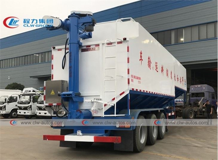 Hydraulic Auger Bulk Feed Delivery Trailer
