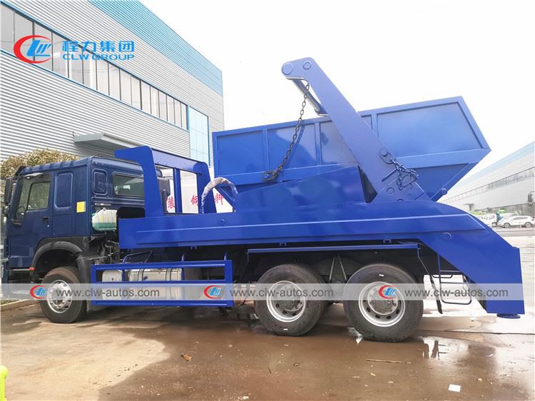 【Jan.2020】To Tanzania-20 units of Howo 12cbm/12000liters 10tons swing arm/ski...