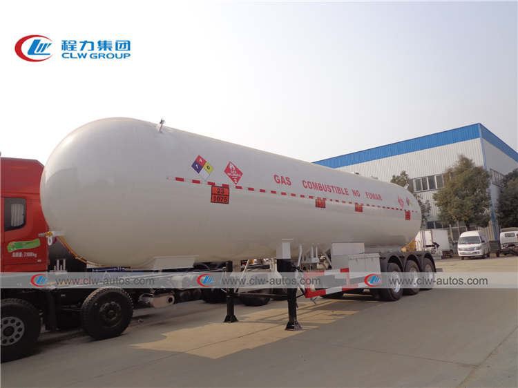 【July.2014】To Bolivia-40 units of 3 Axle 56000liters LPG Road Tanker Trailers