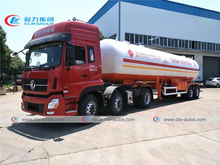 【July.2016】To Mongolia-2-Axle 40500liters 18MT LPG Tanker Semi Trailer