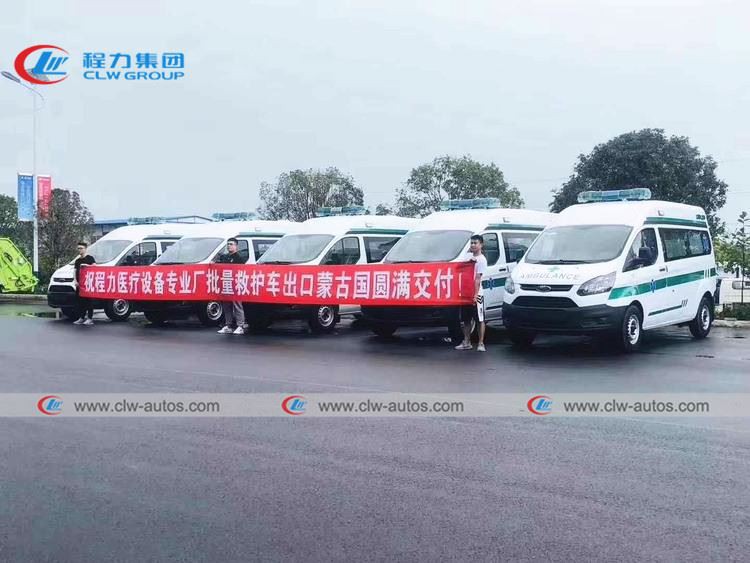 【Aug.2019】To Mongolia-5 Units of Ford Patient Transport Ambulances