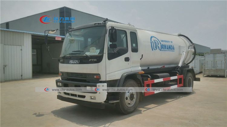 【Jun.2017】To Rwanda-1 unit of ISUZU 10,000Liters Sewage Suction Truck