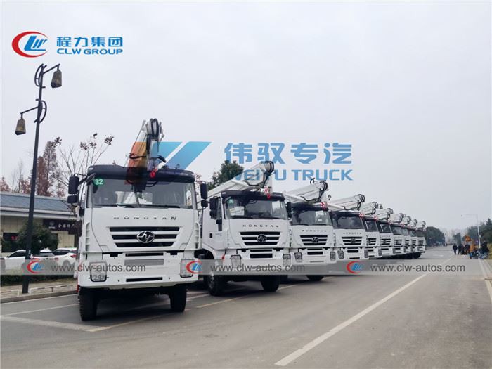 【Dec.11th】To Turkmenistan-10 units of Hongyan Kingkan 4X4 22meters Aerial Pla...