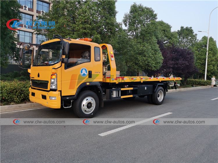【July.14th,2021】To Ghana-5 Tons Rollback Tow Truck Sinotruk Howo
