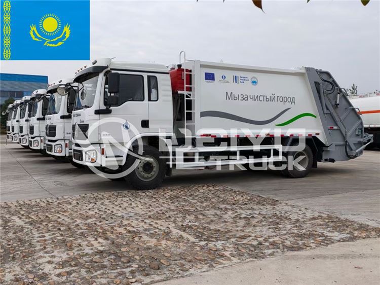 【Nov. 24th, 2021】To Kazakhstan-6 units of Shacman L3000 16m3 Garbage Compacto...