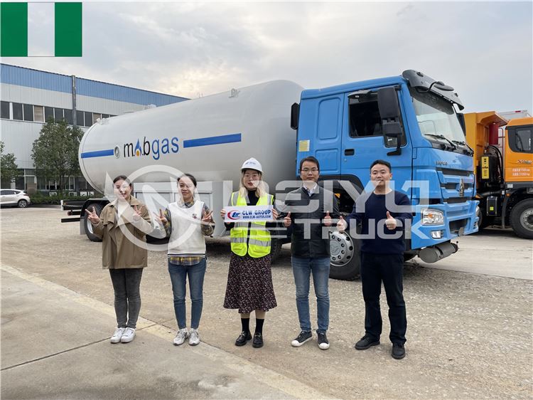 【Nov. 9th, 2021】To Nigeria-2 units of 15Tons LPG Bobtail Trucks
