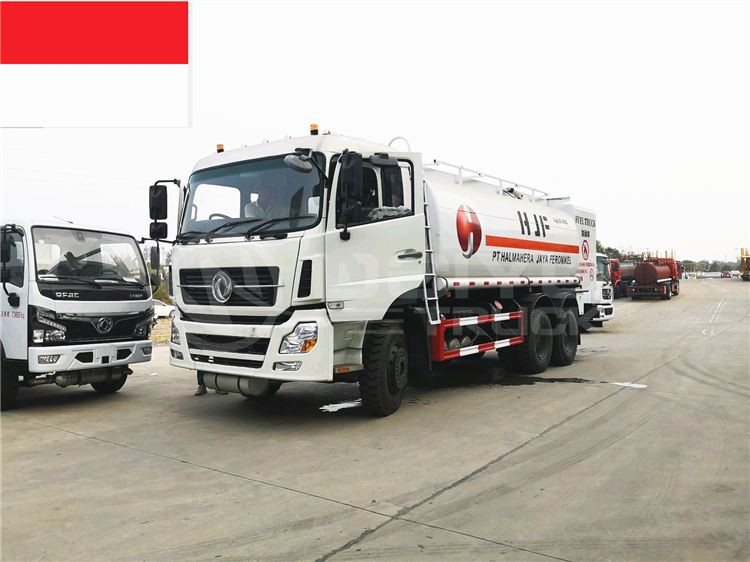RHD Dongfeng 20,000L Fuel Truck Is Ready for shipment from CLW Group