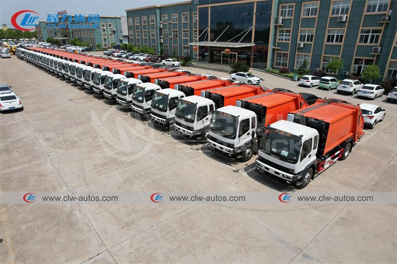 ISUZU FVR Garbage Compactor Trucks to YEMEN