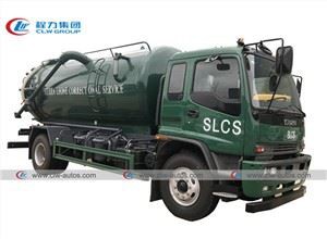 ISUZU 10CBM Vacuum Sewage Suction Truck