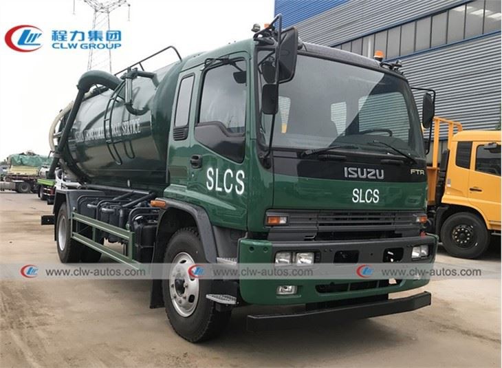 ISUZU 10CBM Vacuum Sewage Suction Truck