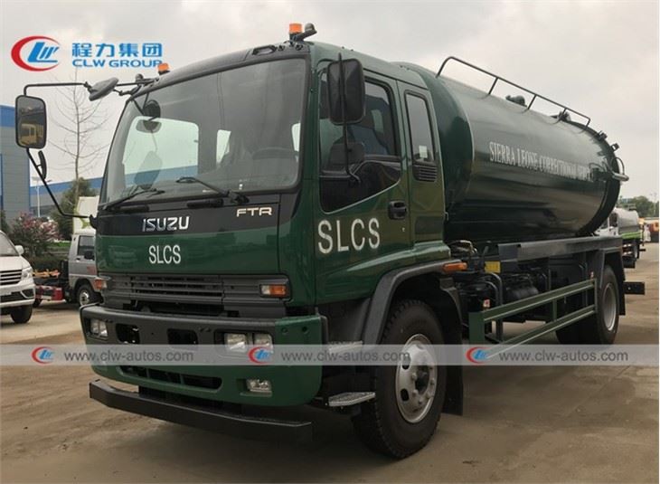 ISUZU 10CBM Vacuum Sewage Suction Truck
