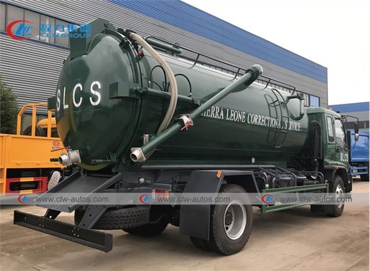 ISUZU 10CBM Vacuum Sewage Suction Truck