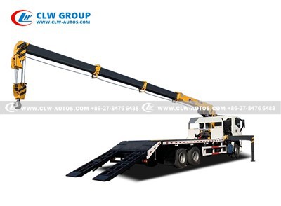 3.ISUZU 10Ton crane flatbed tow truck