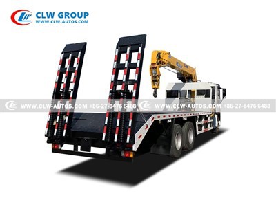 2.ISUZU 10Ton flatbed truck with crane